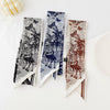 Women's Simulated Silk Long Narrow Decorative Scarf Thin Summer Ribbon Hair Tie And Bag Scarf