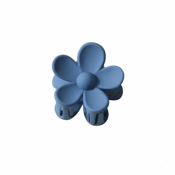 Women's Small Flower Hair Clip Frosted Baking Paint Style Accessories