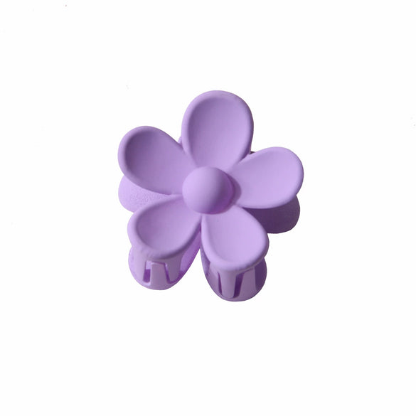 Women's Small Flower Hair Clip Frosted Baking Paint Style Accessories