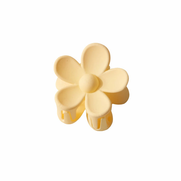 Women's Small Flower Hair Clip Frosted Baking Paint Style Accessories