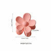 Women's Small Flower Hair Clip Frosted Baking Paint Style Accessories