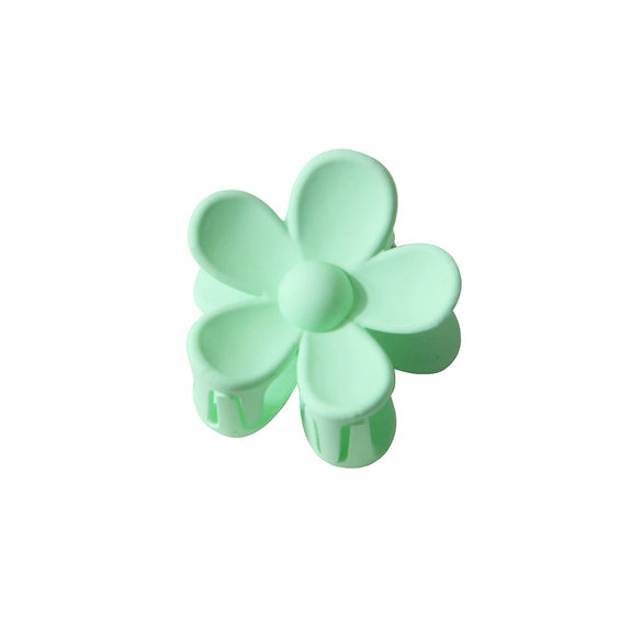 Women's Small Flower Hair Clip Frosted Baking Paint Style Accessories