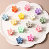 Women's Small Flower Hair Clip Frosted Baking Paint Style Accessories