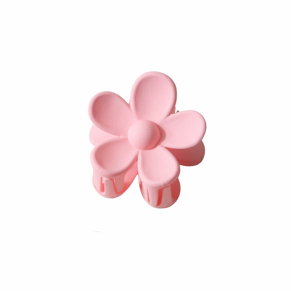 Women's Small Flower Hair Clip Frosted Baking Paint Style Accessories