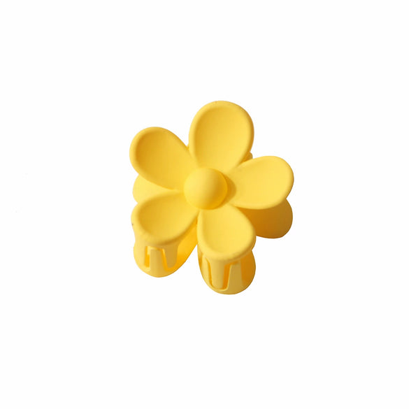 Women's Small Flower Hair Clip Frosted Baking Paint Style Accessories