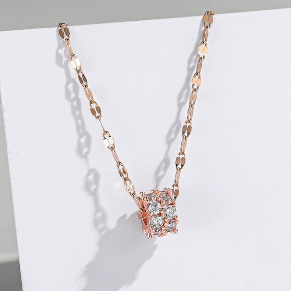 Women's Small Man Waist Titanium Steel Collarbone Chain With Electroplating Trendy Cold Style Niche Light Luxury Allmatch