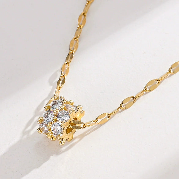 Women's Small Man Waist Titanium Steel Collarbone Chain With Electroplating Trendy Cold Style Niche Light Luxury Allmatch