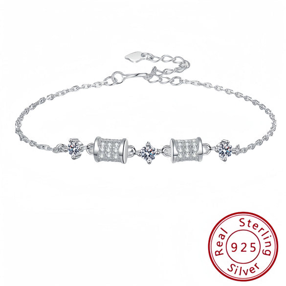 Women's Small Waist Bracelet S925 Sterling Silver Light Luxury Electroplated Jewelry Accessories