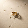 Women's Snake Shape Stainless Steel Ring With Vacuum Gold Plating Geometric Animal Style Hypoallergenic Fashion Jewelry