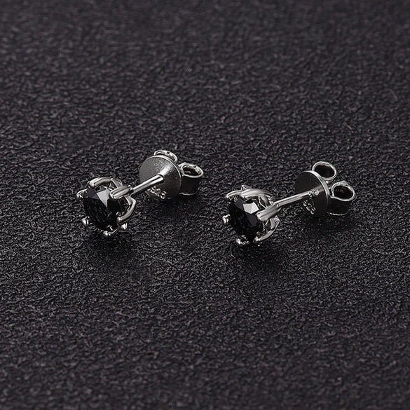 Women's Snowflake Geometric Moissanite Earrings In Sterling Silver With Diamond Treatment