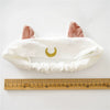 Women's Soft Cute Flannel Cat Ear Face Wash Headband With Animal Zodiac Pattern