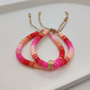 Women's Soft Pottery Geometric Handwoven Natural Pearl Bracelet