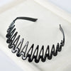 Women's Solid Color Lace Tooth Hairband Simple All Match Headband For Face Washing And Everyday Hair Styling