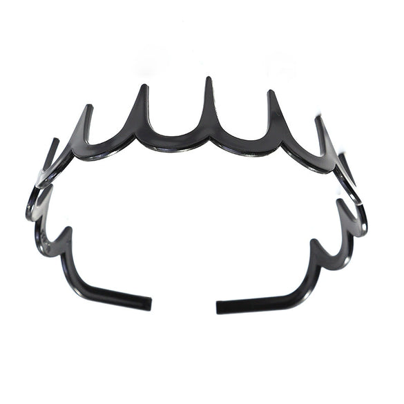 Women's Solid Color Lace Tooth Hairband Simple All Match Headband For Face Washing And Everyday Hair Styling