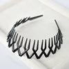 Women's Solid Color Lace Tooth Hairband Simple All Match Headband For Face Washing And Everyday Hair Styling