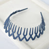 Women's Solid Color Lace Tooth Hairband Simple All Match Headband For Face Washing And Everyday Hair Styling