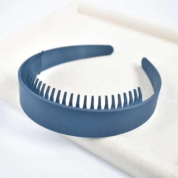 Women's Solid Color Lace Tooth Hairband Simple All Match Headband For Face Washing And Everyday Hair Styling