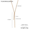Women's Solid Color Zircon Titanium Steel And Glass Stone Necklace With Electroplating Treatment And Geometric Styling And All Over The Sky Star Design