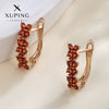Women's Sophisticated Copperzinc Alloy Flower Dshaped Buckle Electroplated Earrings
