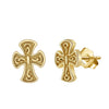 Women's Sparkling Zircon 925 Sterling Silver Earrings With Animal Zodiac Geometric Design Electroplated