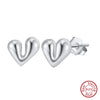 Women's Sparkling Zircon 925 Sterling Silver Earrings With Animal Zodiac Geometric Design Electroplated