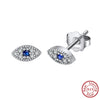 Women's Sparkling Zircon 925 Sterling Silver Earrings With Animal Zodiac Geometric Design Electroplated