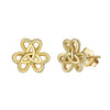 Women's Sparkling Zircon 925 Sterling Silver Earrings With Animal Zodiac Geometric Design Electroplated