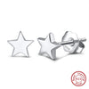 Women's Sparkling Zircon 925 Sterling Silver Earrings With Animal Zodiac Geometric Design Electroplated