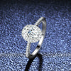 Women's Specialshaped Moissanite Ring S925 Sterling Silver Eggshaped Geometric Design