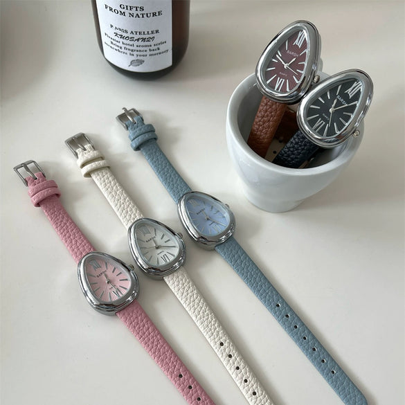 Women's Specialshaped Snakehead Watch Alloy Material Retro Simple Design