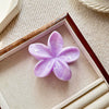 Women's Spray Painted Ps Material Flower Hairclip With Marble Pattern