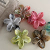 Women's Spray Painted Ps Material Flower Hairclip With Marble Pattern
