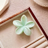 Women's Spray Painted Ps Material Flower Hairclip With Marble Pattern