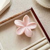 Women's Spray Painted Ps Material Flower Hairclip With Marble Pattern