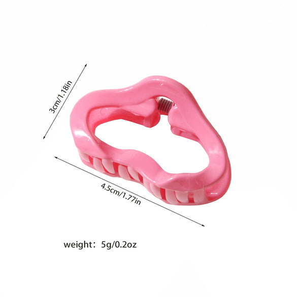 Women's Spring And Summer Small Cloud Grab Clip Ps Material Simple Style Baking Paint Hair Headwear