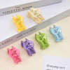 Women's Spring And Summer Small Cloud Grab Clip Ps Material Simple Style Baking Paint Hair Headwear