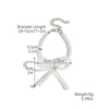Women's Spring Small Fresh Crystal Beaded Artificial Crystal Bow Necklace