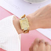 Women's Square Alloy And Stainless Steel Quartz Watch With Casual Style