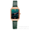 Women's Square Alloy Case Imitation Leather Strap Quartz Watch