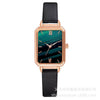 Women's Square Alloy Case Imitation Leather Strap Quartz Watch