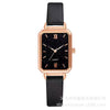 Women's Square Alloy Case Imitation Leather Strap Quartz Watch