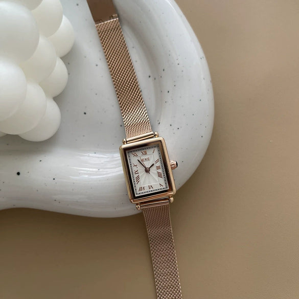 Women's Square Alloy Case Leisure Style Watch