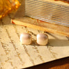 Women's Square Geometric Copper Electroplated Earrings