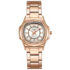 Women's Square Quartz Watch With Steel Band And Alloy Case Casual Style