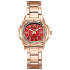 Women's Square Quartz Watch With Steel Band And Alloy Case Casual Style