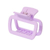 Women's Square Shark Hair Clip Fashion Geometric Style Baking Paint