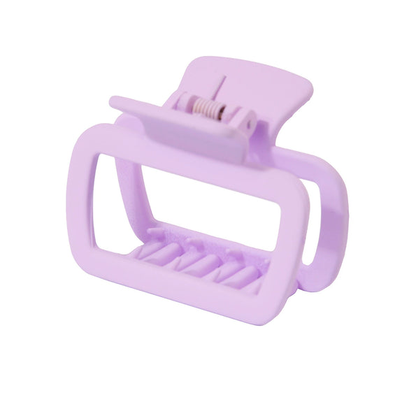 Women's Square Shark Hair Clip Fashion Geometric Style Baking Paint