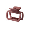 Women's Square Shark Hair Clip Fashion Geometric Style Baking Paint