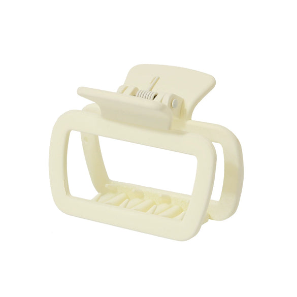 Women's Square Shark Hair Clip Fashion Geometric Style Baking Paint