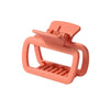 Women's Square Shark Hair Clip Fashion Geometric Style Baking Paint